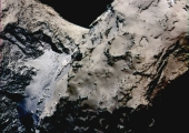 КА «Розетта», возможно, обнаружил лед в перемычке кометы Чурюмова — Герасименко