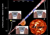 Новый способ измерения гравитации на поверхности звезды