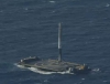 Возвращаемая ступень Falcon 9 впервые села на морскую платформу